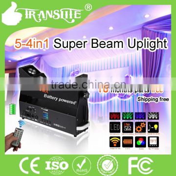 2016 New 5pcs 4in1 LED Super Beam Stage Lighting