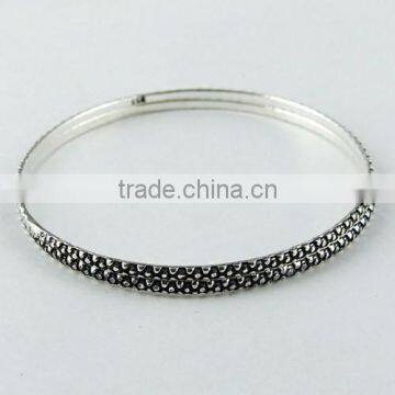 Designer Bangles in 925 Sterling Silver, Handmade Silver Jewellery, Online Silver Jewellery