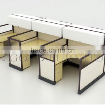 open office cubicle with overhead cabinet ( SZ-WS140)