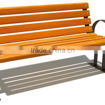 2016 new Wood Garden Park Bench,outdoor Back/Armrest chair