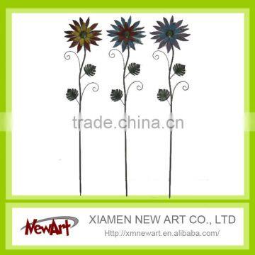 metal garden decoration flower stick