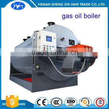 WNS series all wet 3 pass horizontal oil gas fired gas boiler