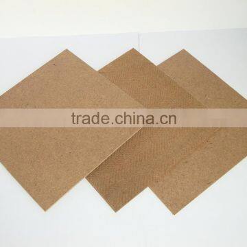 Eco-friendly high quality laminated hardboard from manufacturer