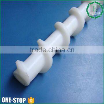 OEM Factory Price Cnc Machining White Screw Conveyor Custom Big Uhmw-pe Plastic Screw for Engineering