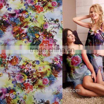 digital print polyester fabric polyester kint fabric fabric printing