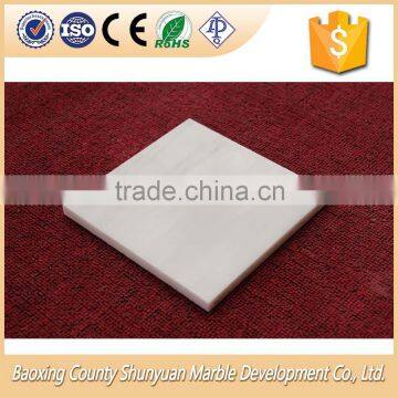Small Square natural white cheap marble tiles from Sichuan China