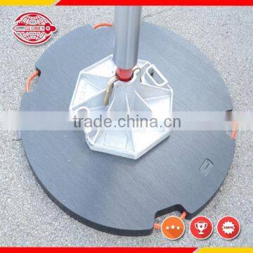 pe material outrigger pads/pe outrigger pad for crane/plastic crane base