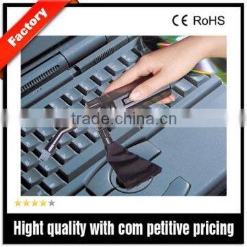 Professional Powerful Computer Laptop Keyboard Mini Vacuum Cleaner Battery Powered Dust Cleaner Dust Collector Tool (black)