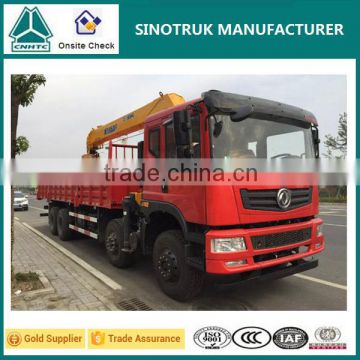 China Supplier 270hp Dongfeng 8x4 Boom Truck Mounted Crane for Sale