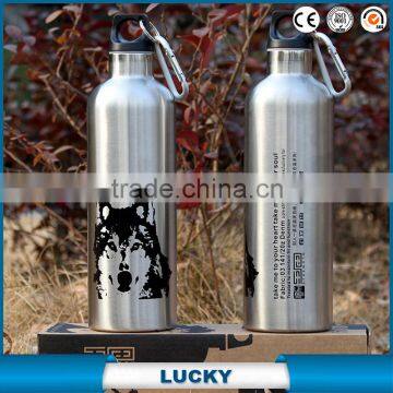 metal cap 18/8 food grade stainless steel vacuum flask