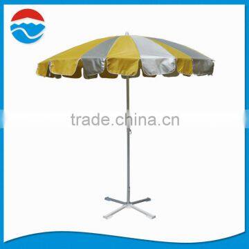 220CM*10K yellow and silver best selling umbrella