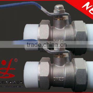 brass ball valve with level handle