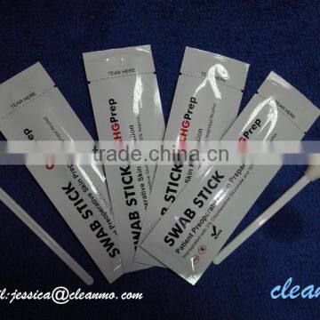 hydrocolloid wound dressing,2% chlorhexidine gluconate and 70% chg swabstick,CHG swabsticks