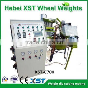 machine for wheel weight making