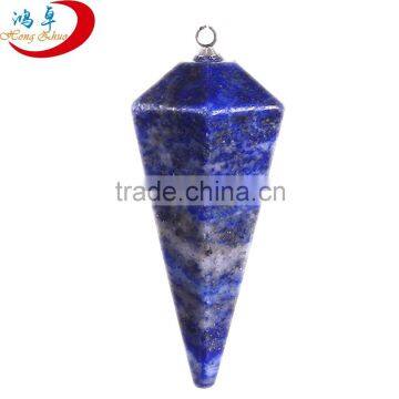 Wholesale 6 faceted Crystal Quartz Pendulums