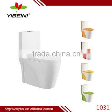 Color Practical pottery one piece Toilet