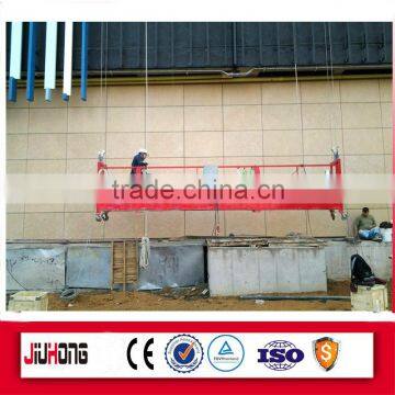 High building cleaning equipment suspended platform