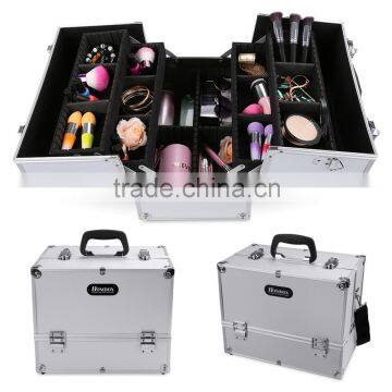 Homdox Home Cosmetic Organizer Case Jewelry Box Lockable Makeup Box OS004506