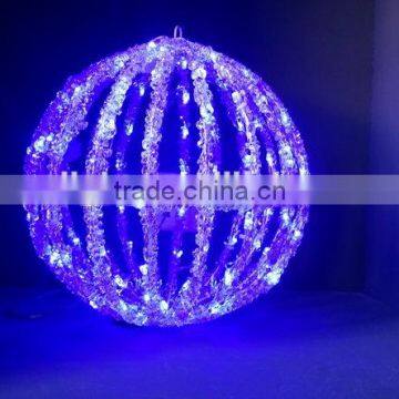 3d acrylic ball led motif light