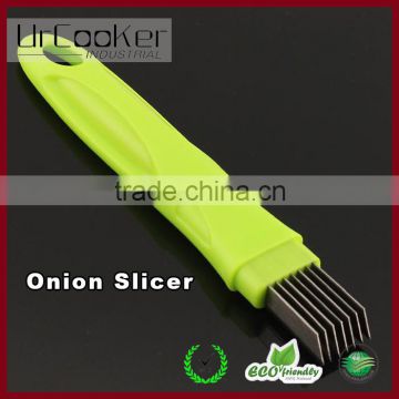 Kitchen Onion Vegetable Cutter Sharp Scallion Cutter Stainless Steel Blade