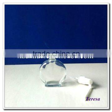 glass cosmetic spray perfume bottle with pump sprayer