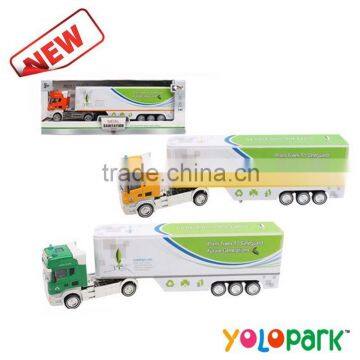 Alloy 1:42 scale model garbage truck toy for sale