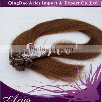 50 Strands 0.5g Pre Bonded Nail U Tip Real Human Hair Extensions 18 Inch