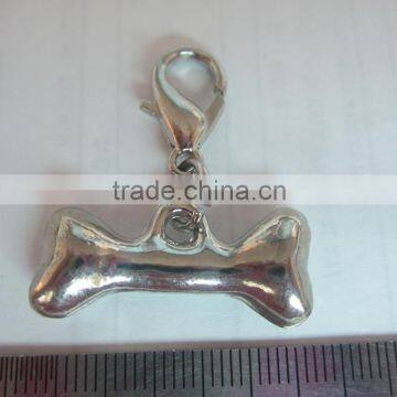 Small Metal Bone Pendant With Lobster Clasp For Decoration Made In China