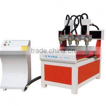 QL-6090 China Jinan Supplier Ball Screw Drive Hobby Multi-head Mini Cnc Router Sale