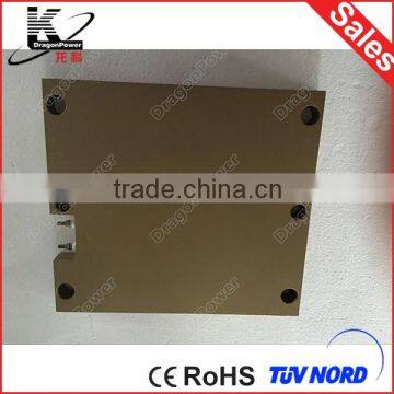 OEM cast coated aluminum flat heater with terminal post