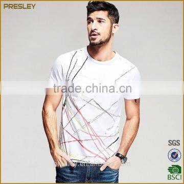 high quality casual bulk wholesale custom printing men t shirts from China