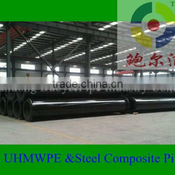 UHMWPE -steel composite pipe