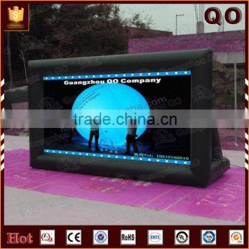 2016 High quality advertising board inflatable projection screen