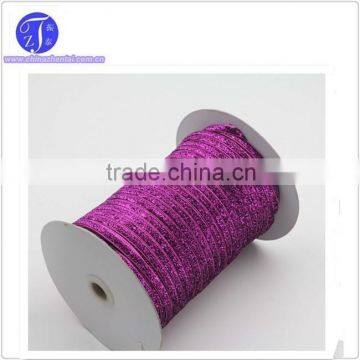 Glitter purple velvet ribbon stretch velvet ribbon -9mm 16mm wide Jewellery,Wedding Dresses,Craft Necklace Hair Bow Making
