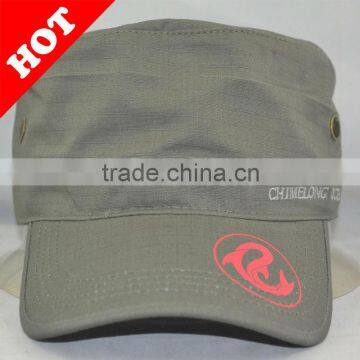 blank flat-top army cap