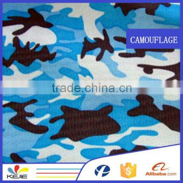 Ocean blue nylon cotton military fabric for navy training clothes