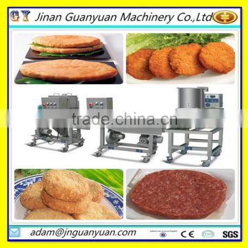 Automatic commercial chicken burger equipments/fish/beef bruger making machine