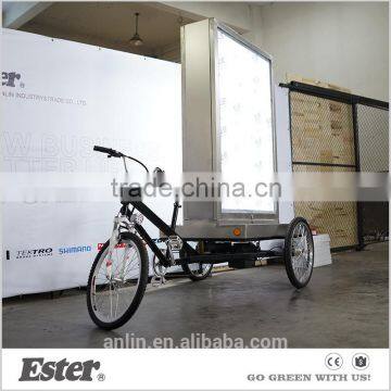 LED lights ESTER bicycle billboard advertising