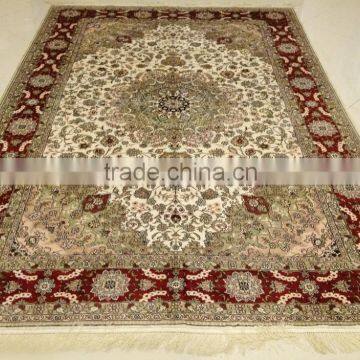 new pattern! persian carpet Silk Hand Knotted Rug iranian carpet