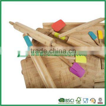 China style colorful bamboo rolling pin