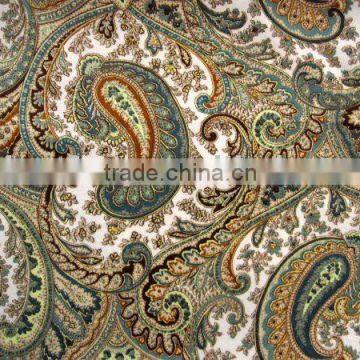 printed velvet cotton fabric