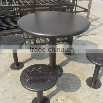 Outdoor table and bench, chess tables, picnic table and chairs, outdoor public seating