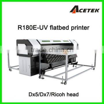 UV Printer-180,rigid paperboard packing industry printing ,double DX5 print head ,1440dpi , 1.8m*3.2m