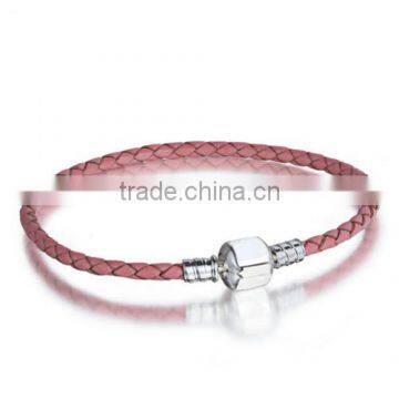 Snake Chain Red Leather Style Fashion Jewelry Bracelet