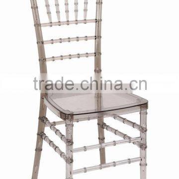 gray PC Resin Plastic party hotel wedding banquet rental Chiavari chair