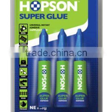 3pcs/card Aluminum Tube Super Glue(Double Blister)