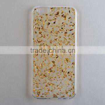 Custom Transparent glitter mobile phone case for iphone series