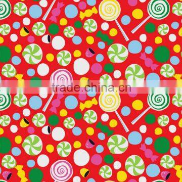 super soft lollipop print coral fleece fabric