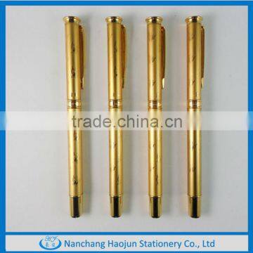 Taste High Quality Golden Engraved Brass Body Roller Pens