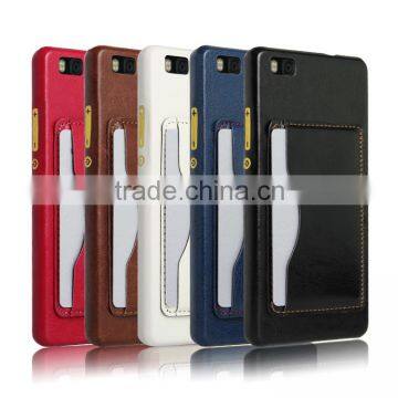 Credit card Leather case for Huawei P8 Lite